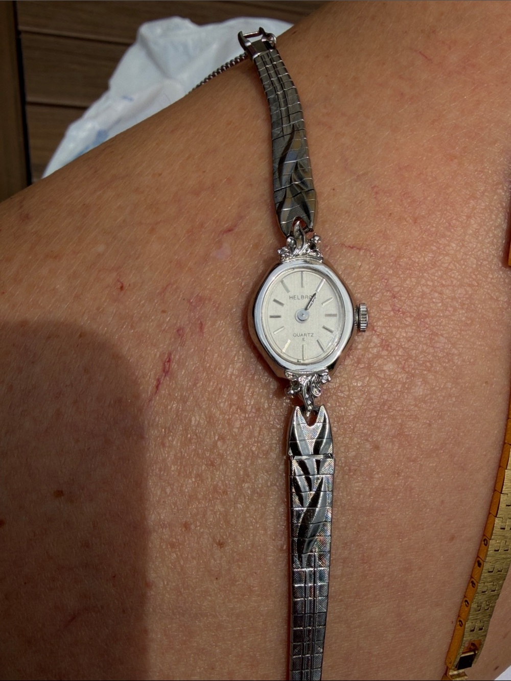 Helbros Silver-Tone Women's Quartz Dress Watch